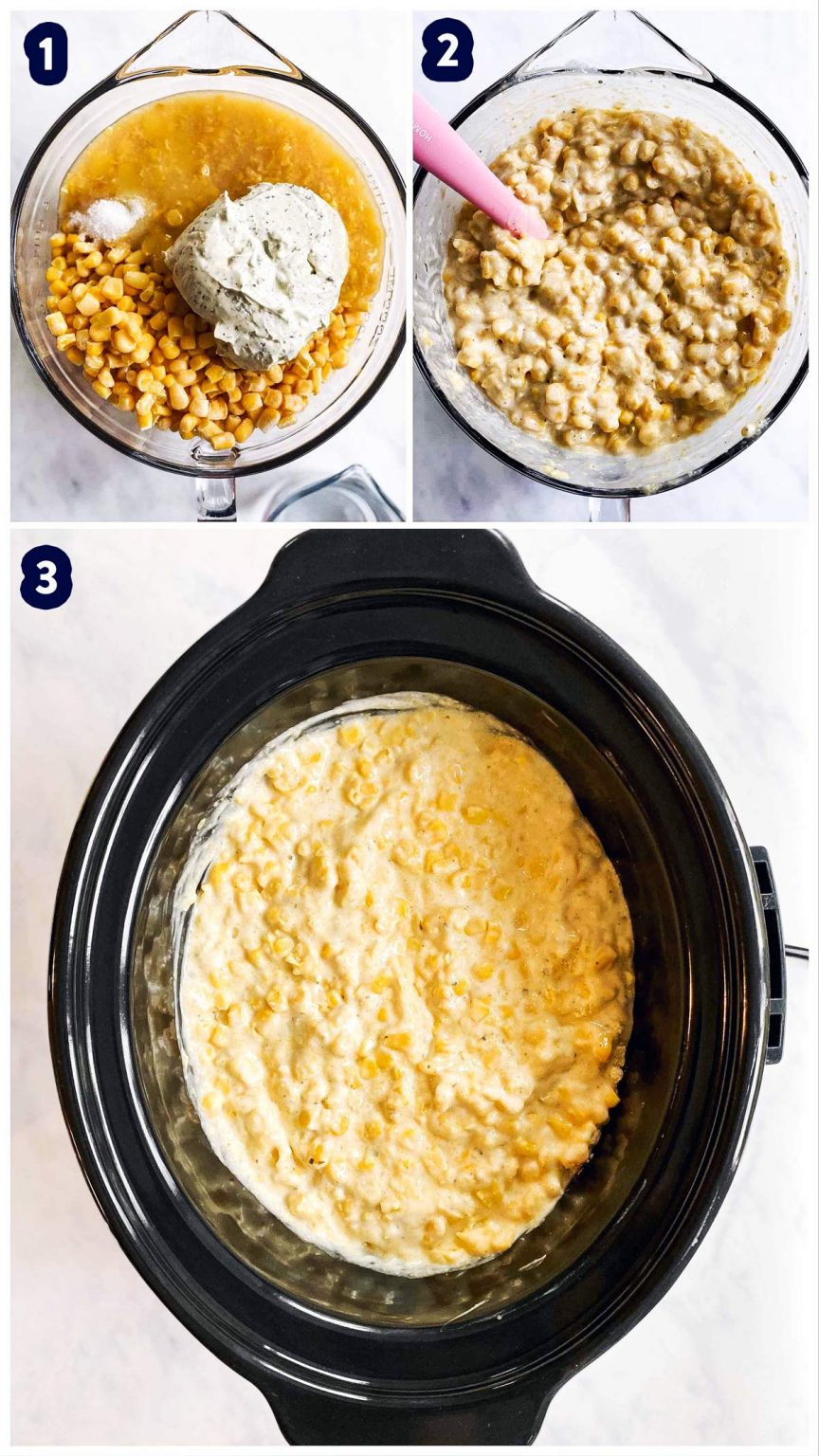 Crockpot Corn Casserole Recipe Unfussy Kitchen 4349