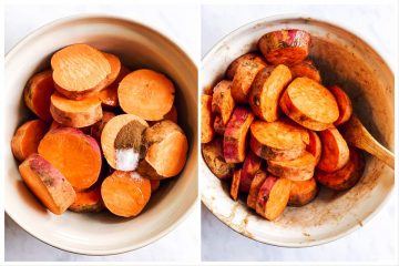 Candied Baked Sweet Potato Slices Recipe - Unfussy Kitchen