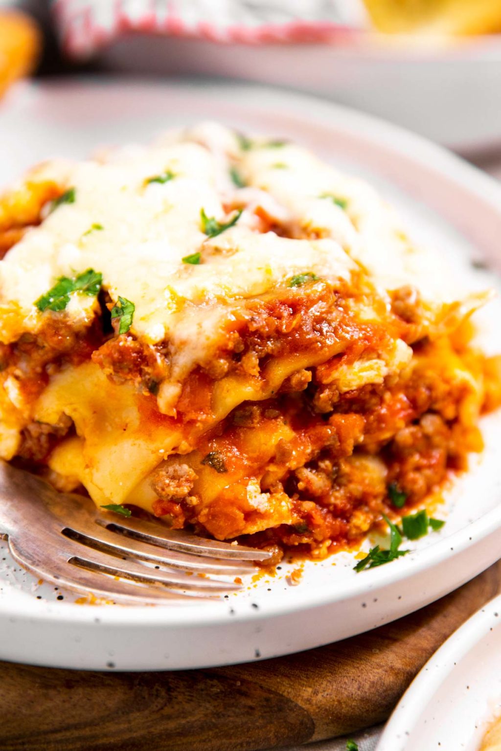 Easy Crockpot Lasagna Recipe - Unfussy Kitchen